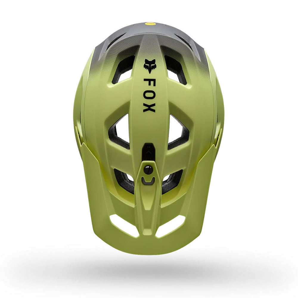 Fox Speedframe Pro Mountain Bike Helmet, Back Fade/Lime image 3