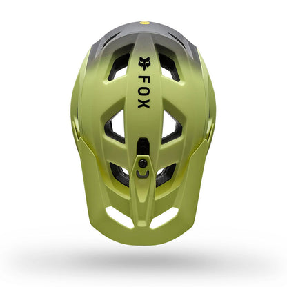 Fox Speedframe Pro Mountain Bike Helmet, Back Fade/Lime image 3
