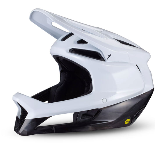 Specalized Gambit Full Face MTB Helmet - White/Carbon image 1