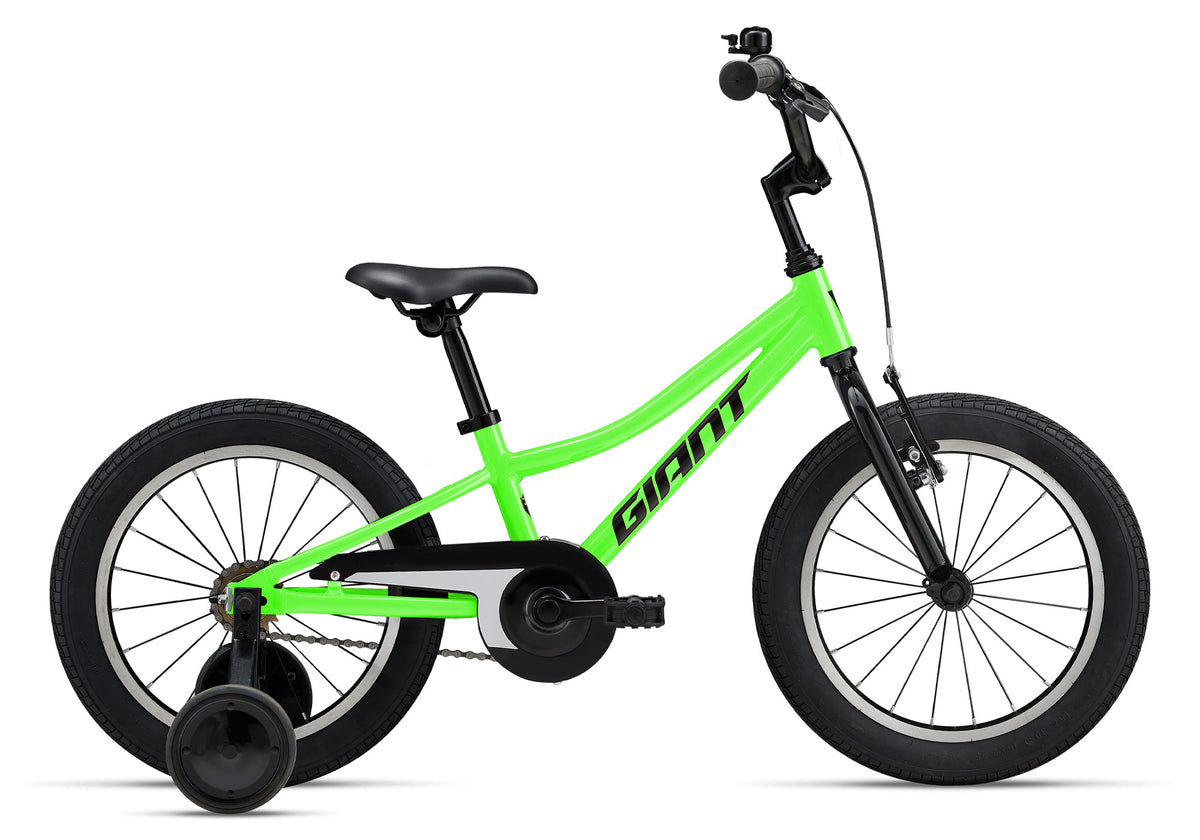 2027 Giant Animator Coaster 16" Boy's Bike -  Neon Green - Rider height: 105-125cm