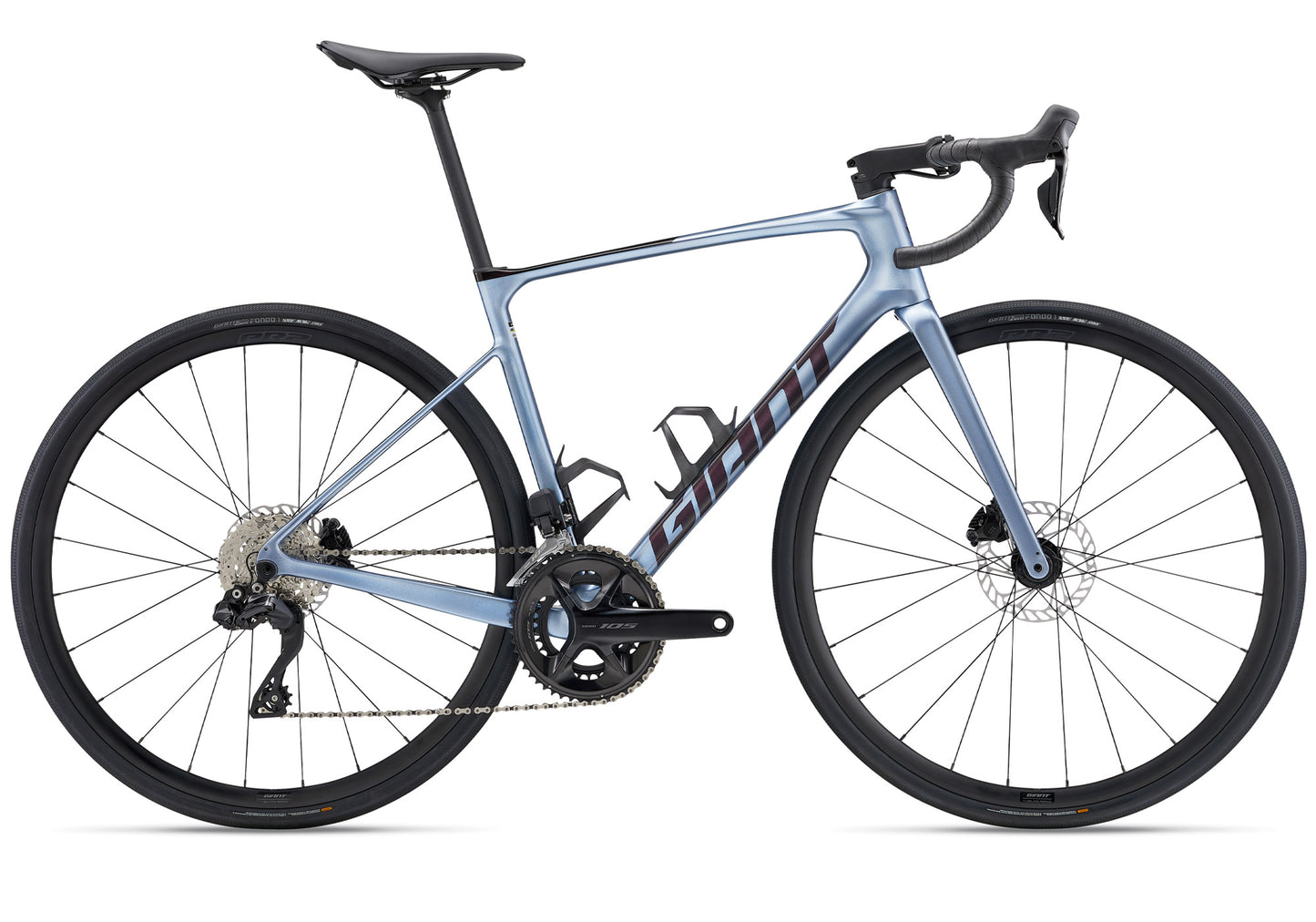 2025 Giant Defy Advanced 1 Men's Road Bike, Frost Silver