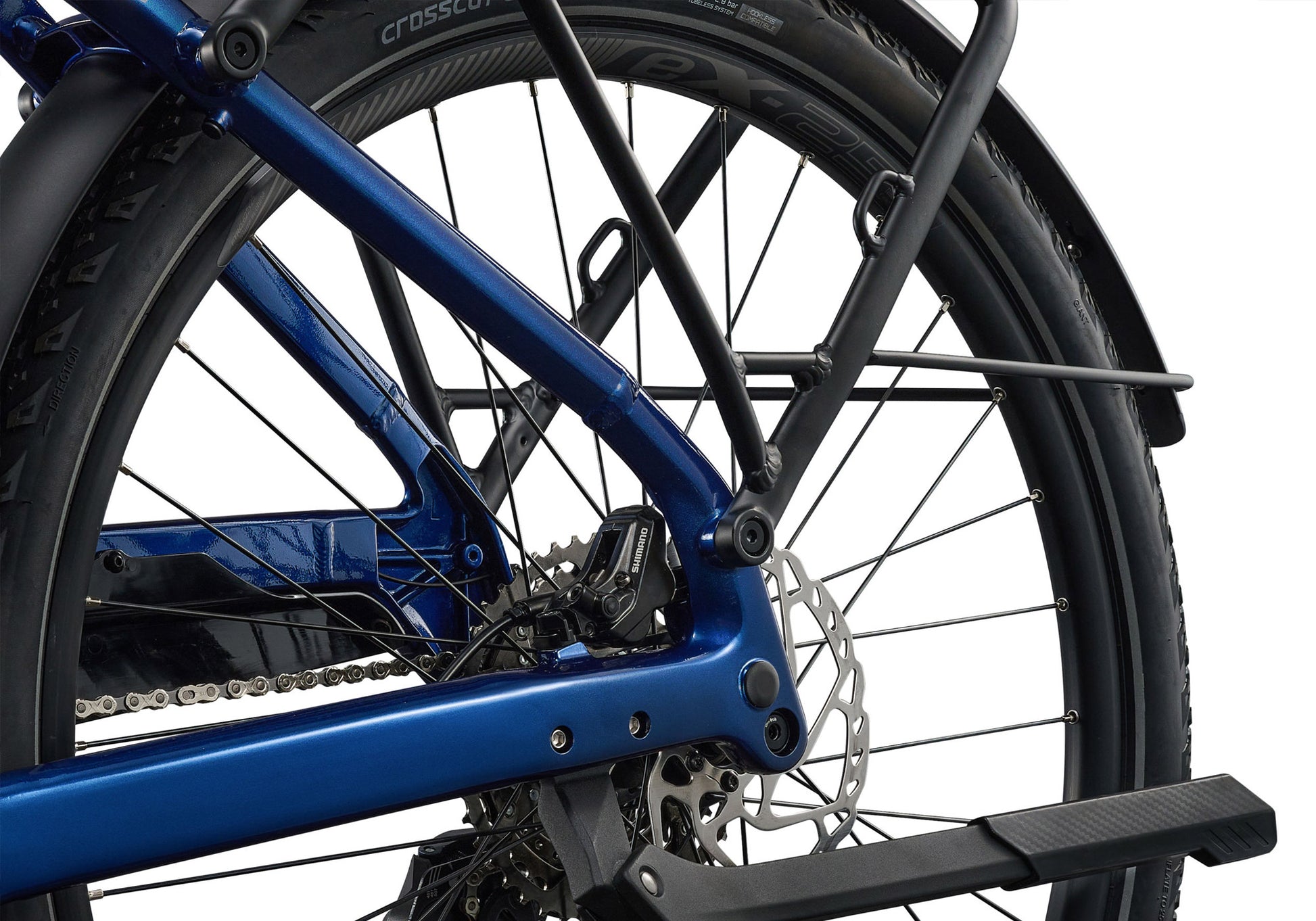 2026 Giant Explore E+ 1 Double Diamond Men's Electric Bike, Metallic Navy image 6