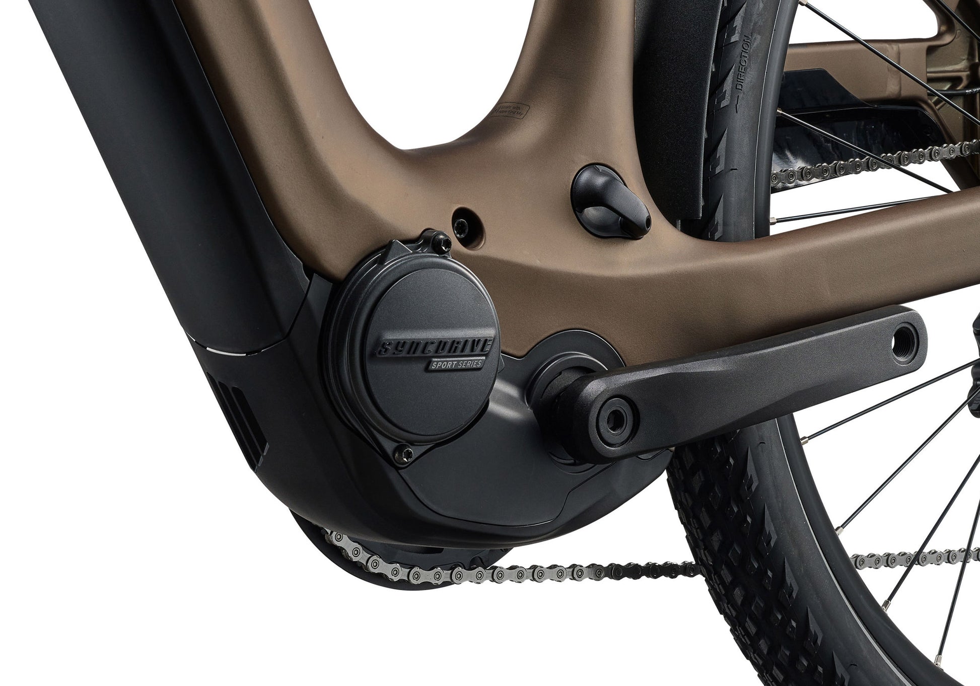 2026 Giant Explore E+ 3 Stagger Men's Electric Bike, Pyrite Brown image 2