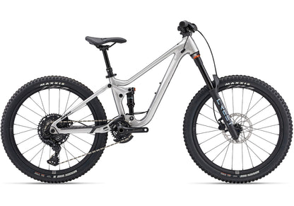 2025 Giant Faith 24 Mountain Bike Raw Aluminium