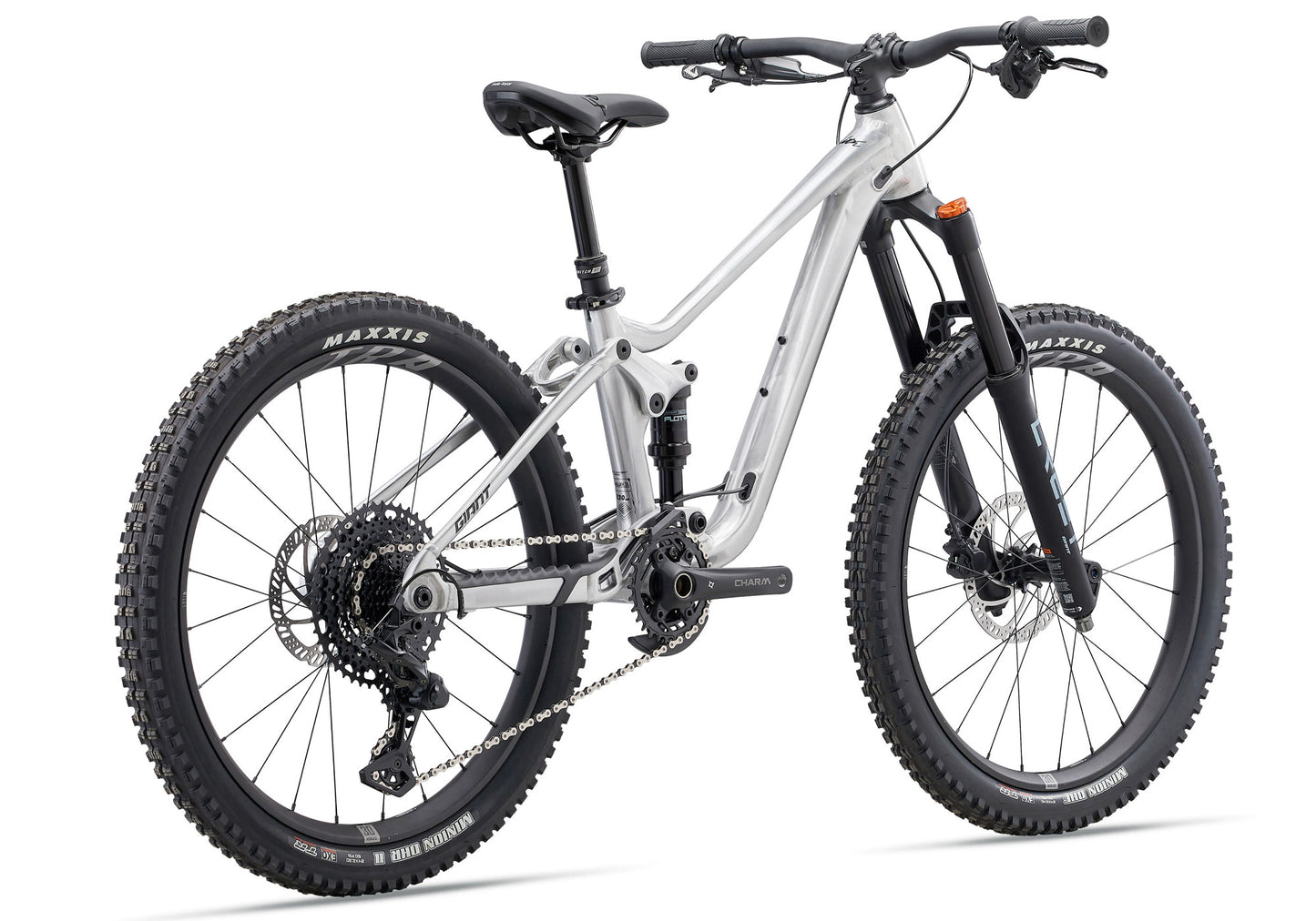 2025 Giant Faith 24 Boy's Mountain Bike, Raw Aluminium