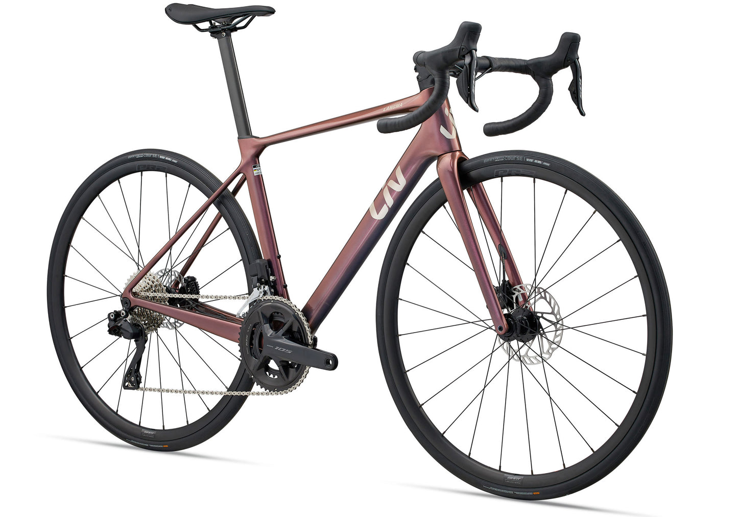 2025 Giant Liv Langma Advanced 1 PC, Women's Road Bike, Mechanic Rose