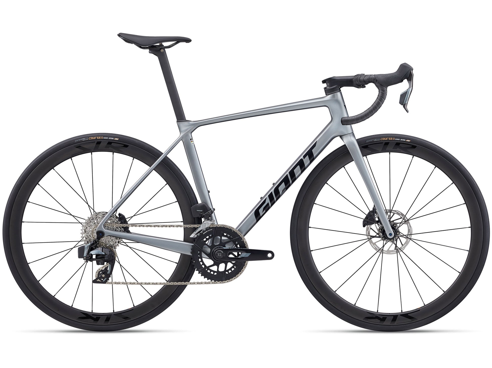 2026 Giant TCR Advanced Pro 1-AXS Men's Road Bike, Tech Silver