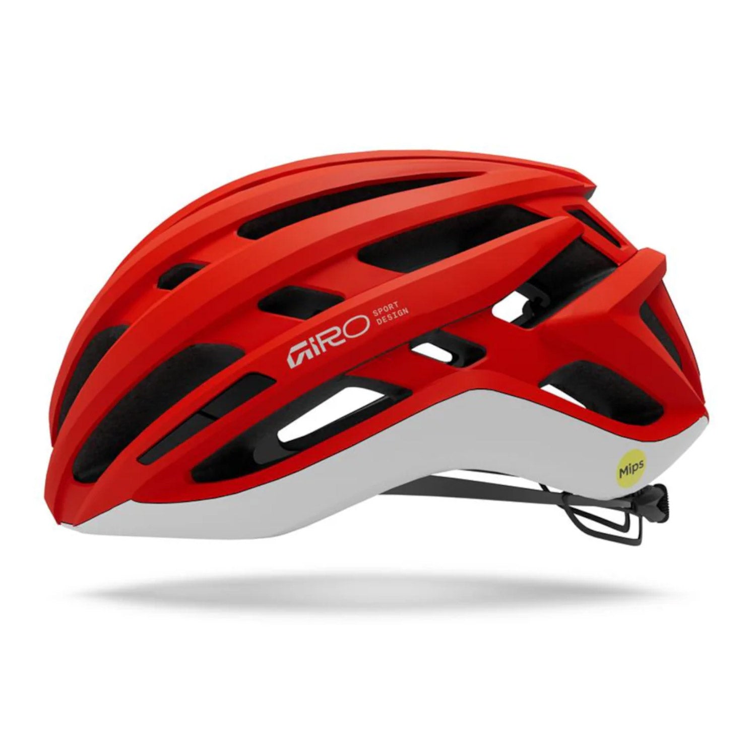Giro Agilis Unisex Road Cycling Helmet - Matt Flame Red image 2