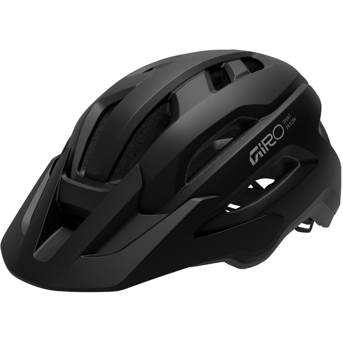 Giro Fixture II MTB/Commuting Helmet 54-61cm - Matt Black/Grey GI39393A22UA image 1