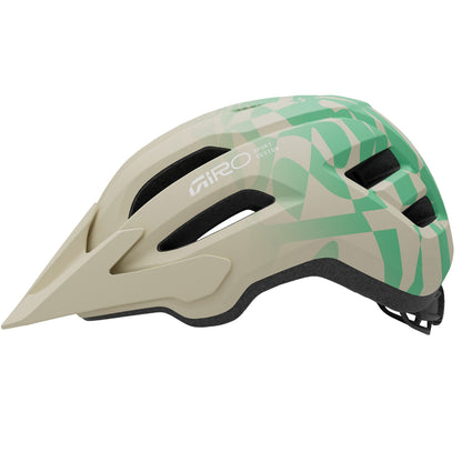 Giro Fixture II MTB/Commuting Helmet 54-61cm - Matt Stone/Green Rush GI39393E20UA image 2