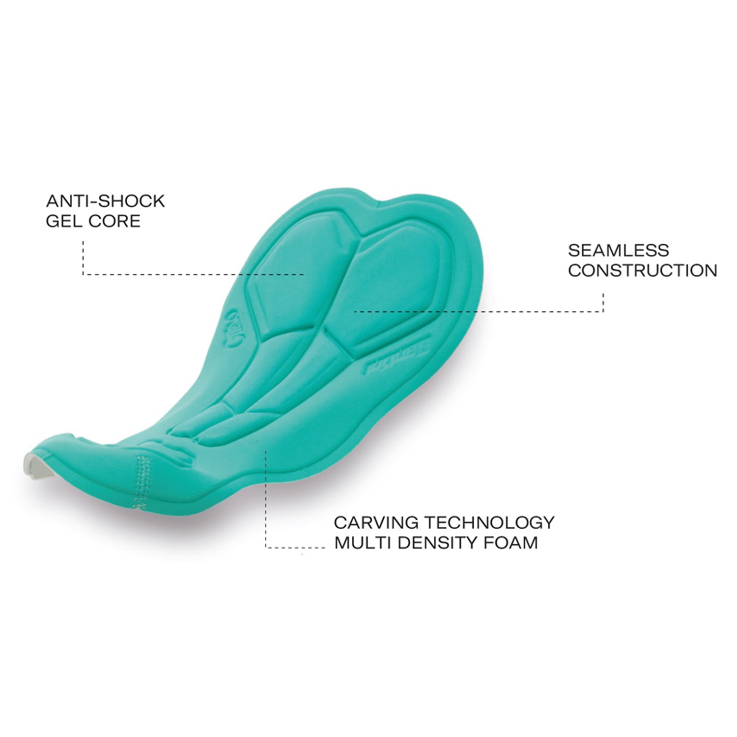 Santini Men's Vara Gel Bib Shorts - Black image 4