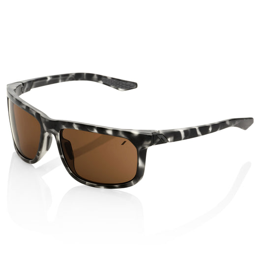 100% HAKAN Sunglasses - Matte Black Havana/Bronze 61036-259-73 image 1