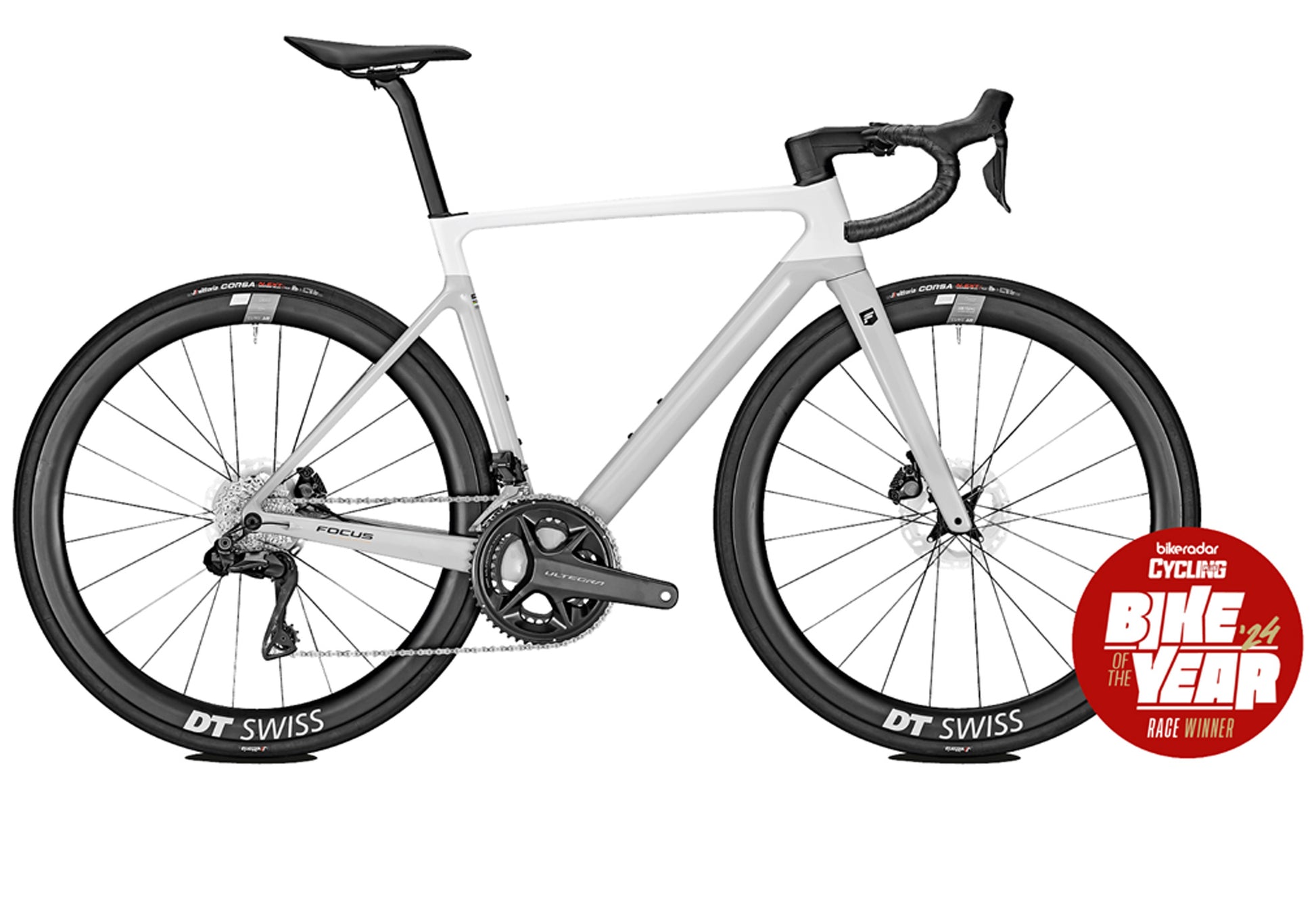 Focus Izalco Max 9.8 Road Bike, White/Light Grey image 3