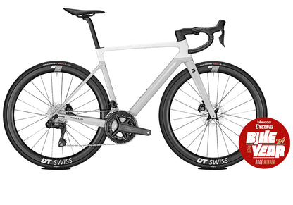 Focus Izalco Max 9.8 Road Bike, White/Light Grey image 3