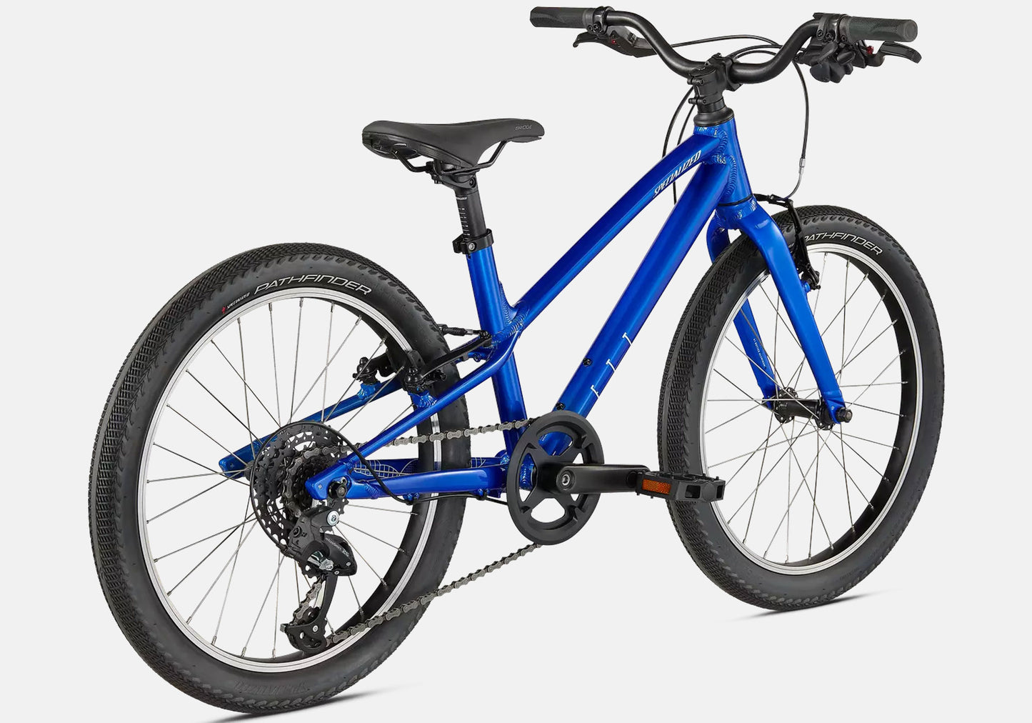 Specialized Jett 20", 7 Speed Kids Bike - Gloss Cobalt rear view