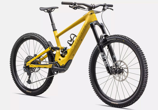 2024 Specialized Turbo Kenevo SL 2 Comp Unisex Electric Mountain Bike, Satin Metallic Sulphur front view