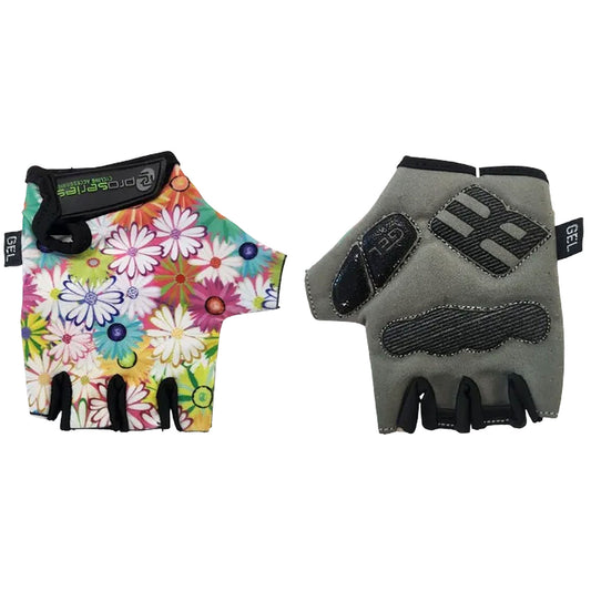 Children's Cycling Gloves - Daisies