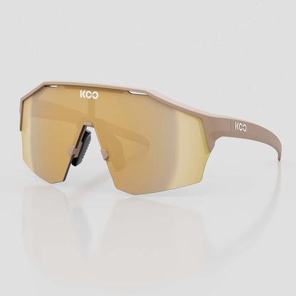 Koo Alibi Sand Matt/Gold Mirror Unisex Cycling Sunglasses - Large OEY00009.969.L image 1