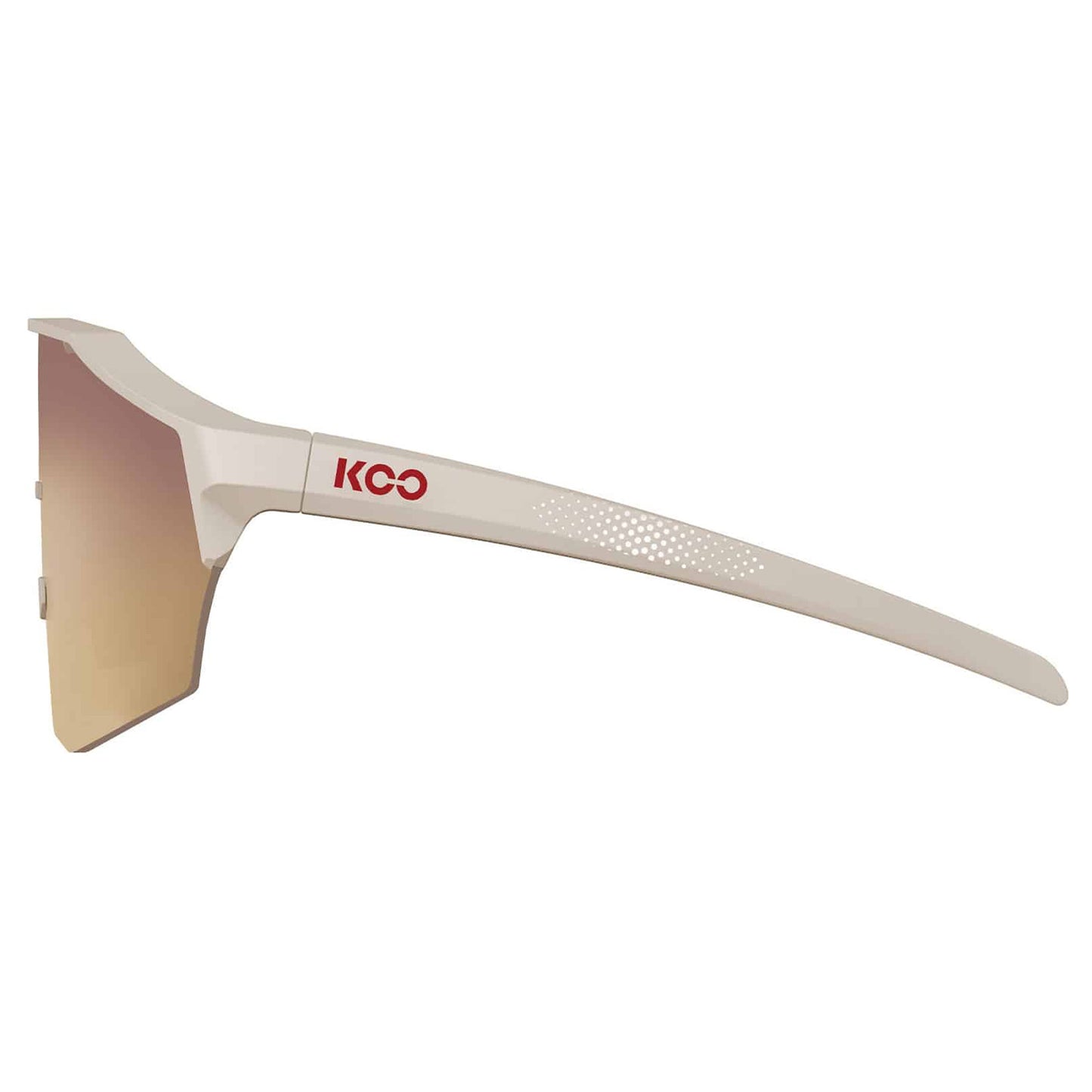 Koo Alibi Strada Bianche Unisex Cycling Sunglasses, Light Dust Frame, Sunrise Mirror Lens image 3
