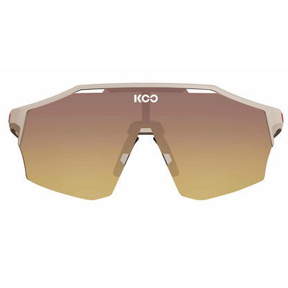 Koo Alibi Strada Bianche Unisex Cycling Sunglasses, Light Dust Frame, Sunrise Mirror Lens image 2
