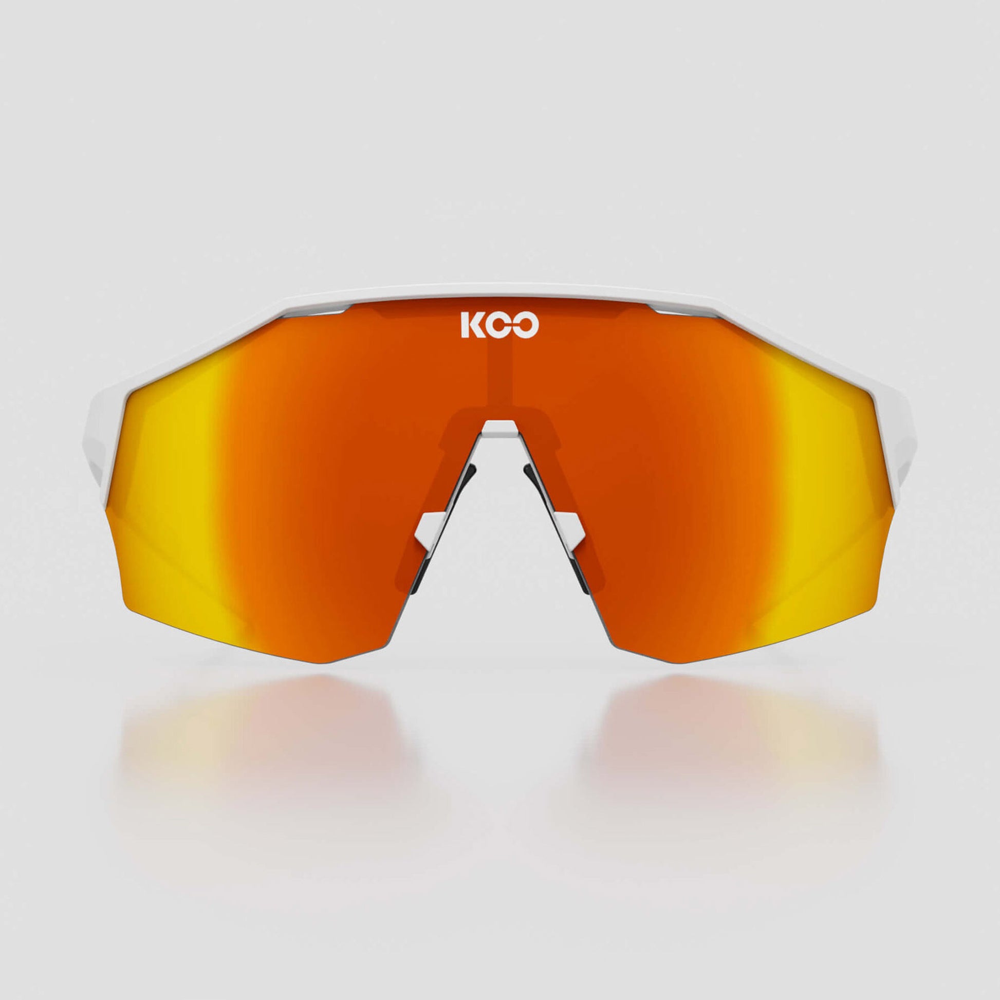 Koo Alibi White Matt/Red Mirror Unisex Cycling Sunglasses - Medium OEY00009.847 image 2