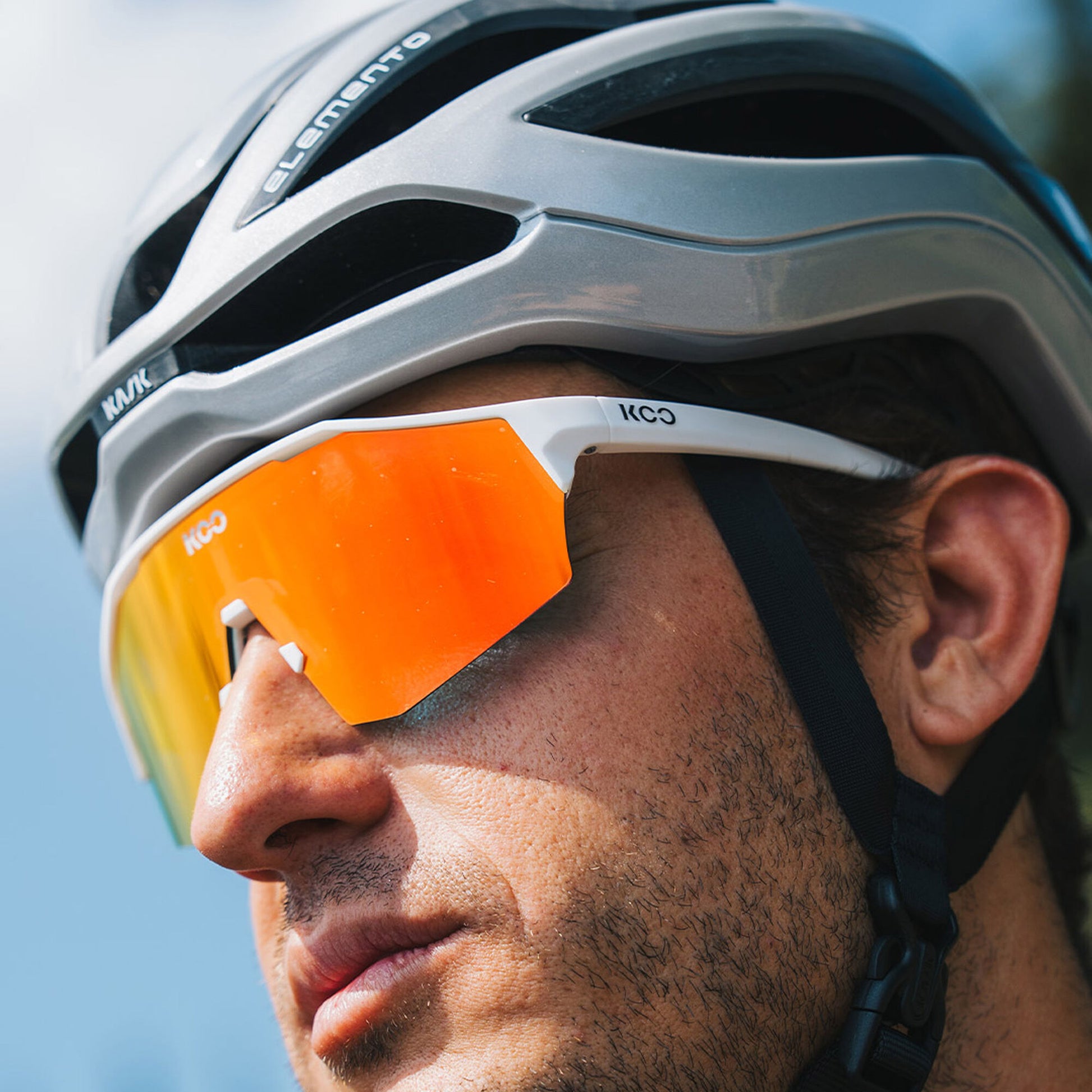 Koo Alibi White Matt/Red Mirror Unisex Cycling Sunglasses - Large OEY00009.847.L image 5