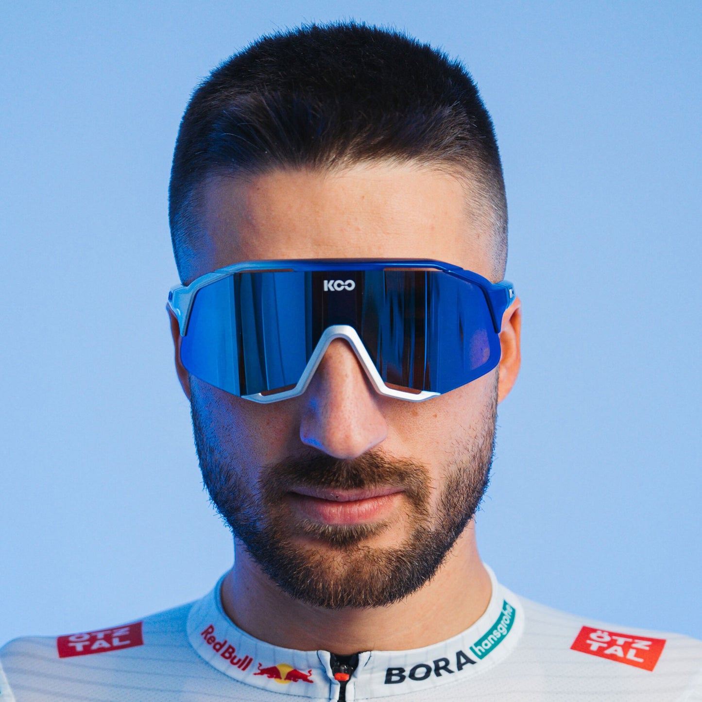 Koo Demos Red Bull Bora-Hansgrohe Blue/Silver with Turquoise Mirror Lens OEY00005.826-HYDRO image 5