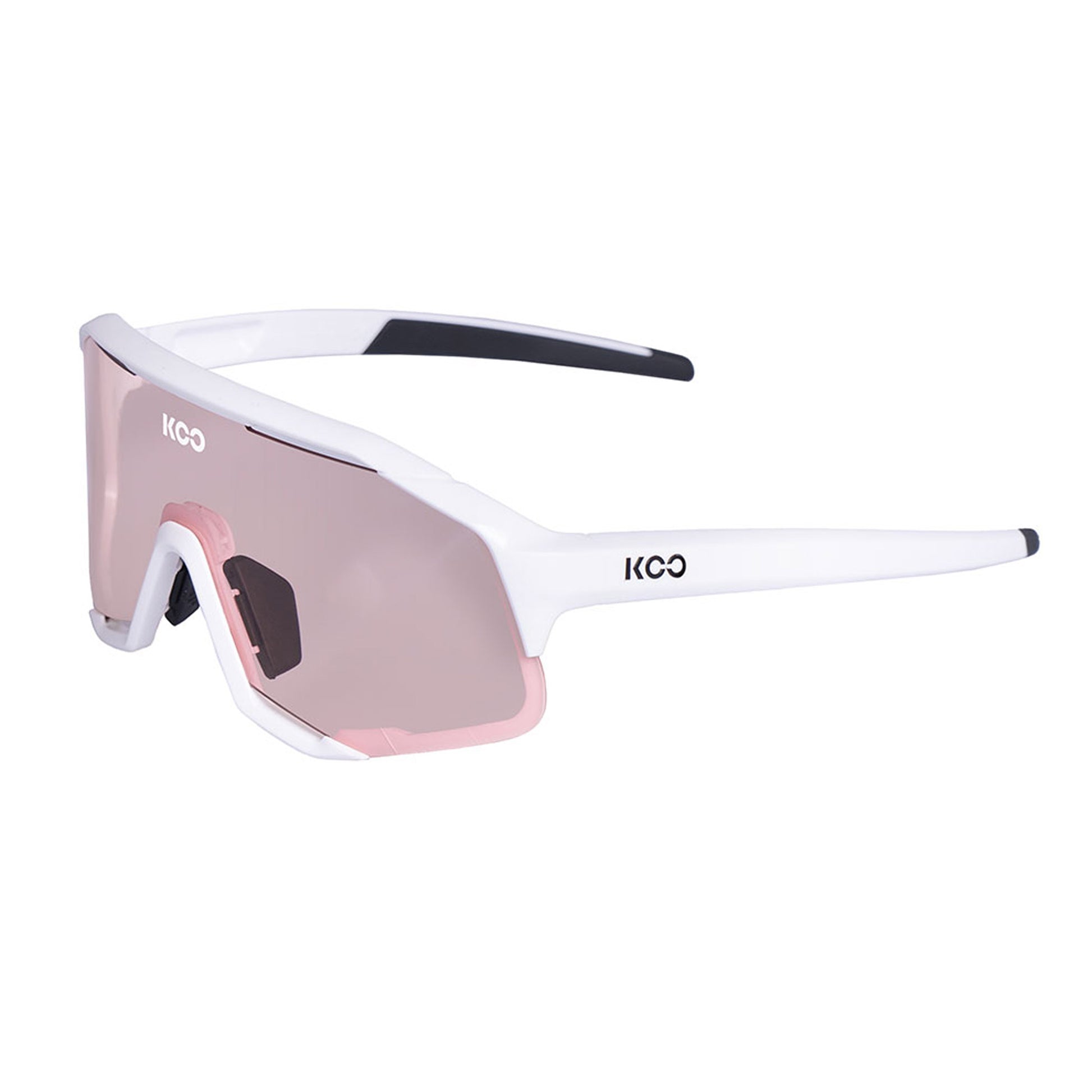 Koo Demos White/Photochromatic Pink Unisex Cycling Sunglasses OEY00005.907 image 2
