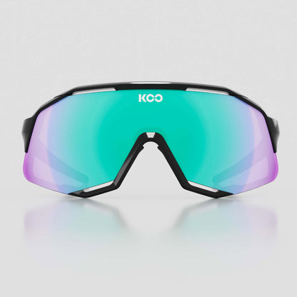 Koo Demos Black/Green Mirror Lens Unisex Cycling Sunglasses OEY00005.616 image 2
