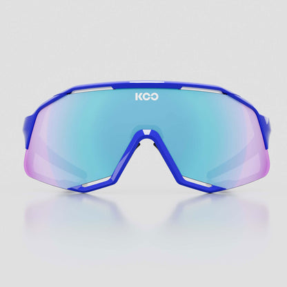 Koo Demos Unisex Cycling Sunglasses - Blue with Blue Mirror Lens image 4