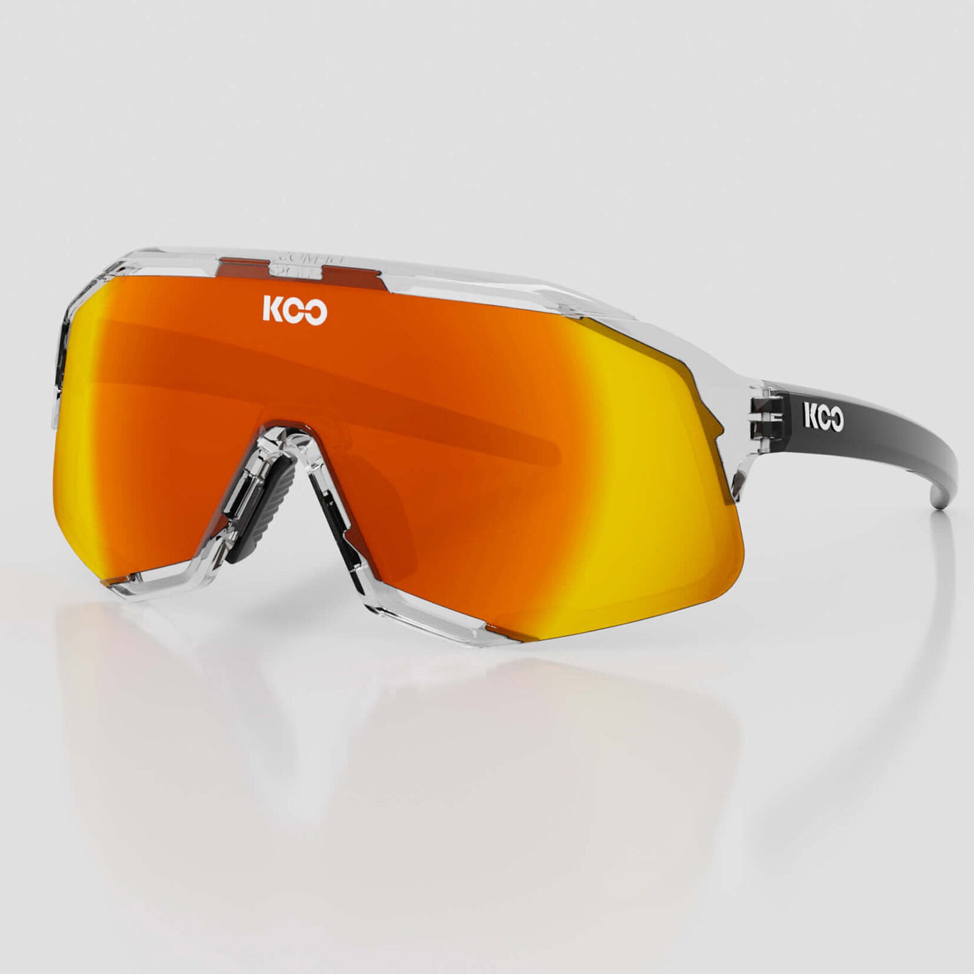 Koo Demos Cycling Sunglasses, Glass Frame/Red Mirror Lens image 1