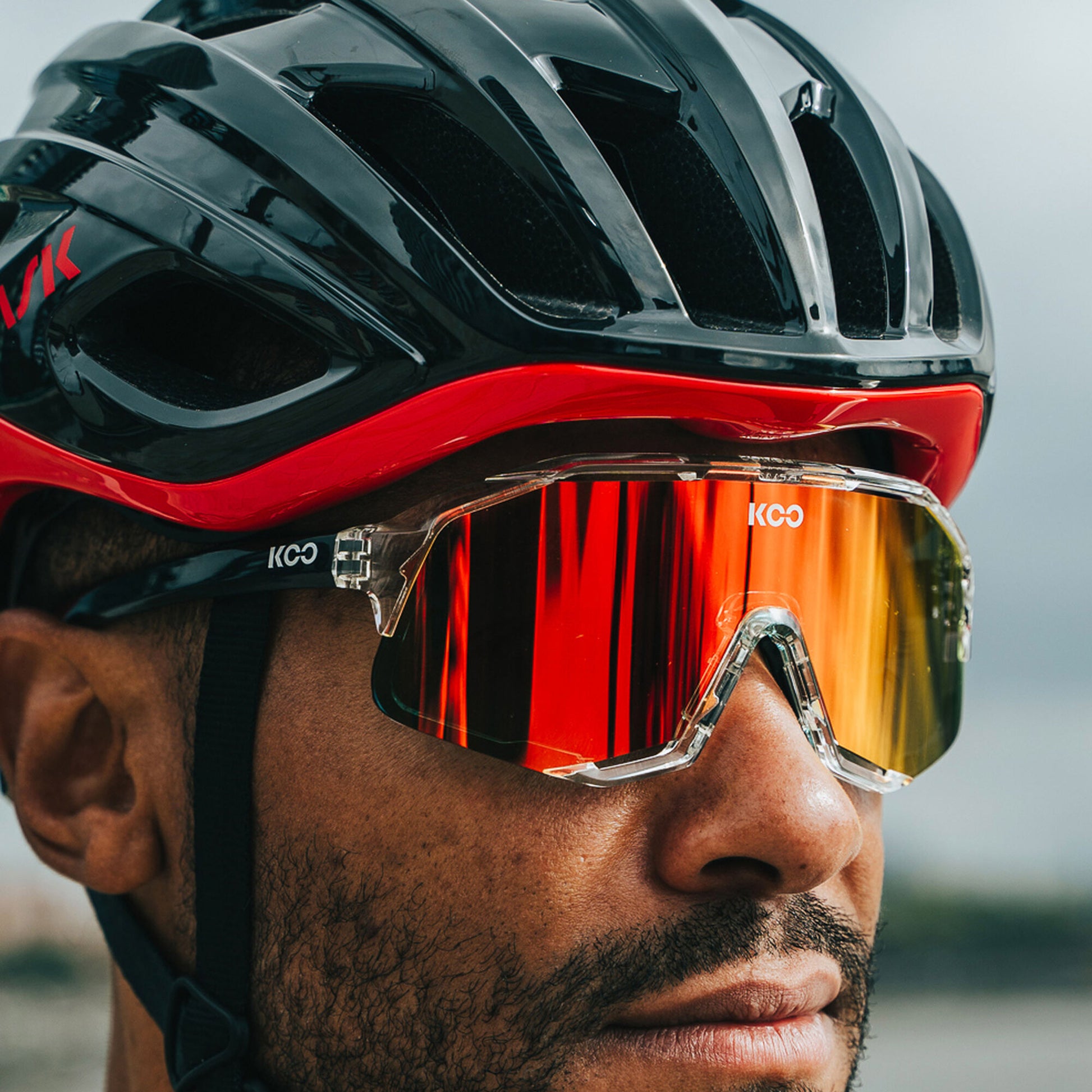 Koo Demos Cycling Sunglasses, Glass Frame/Red Mirror Lens image 4