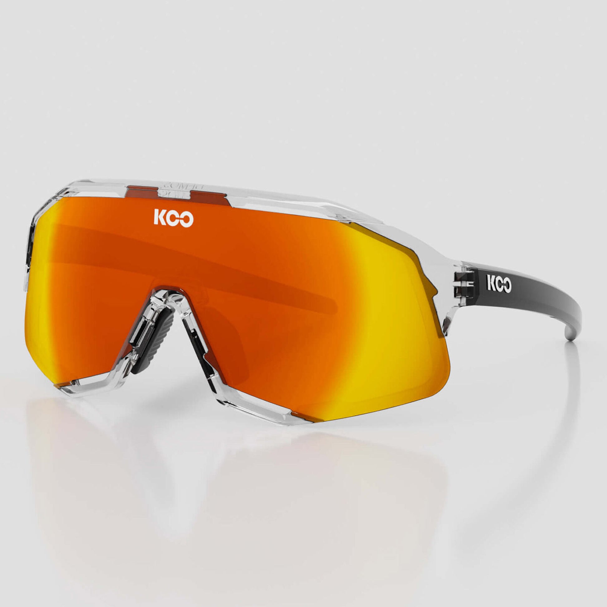 Koo Demos Glass/Red Mirror Lens Unisex Sunglasses OEY00005.697 image 1