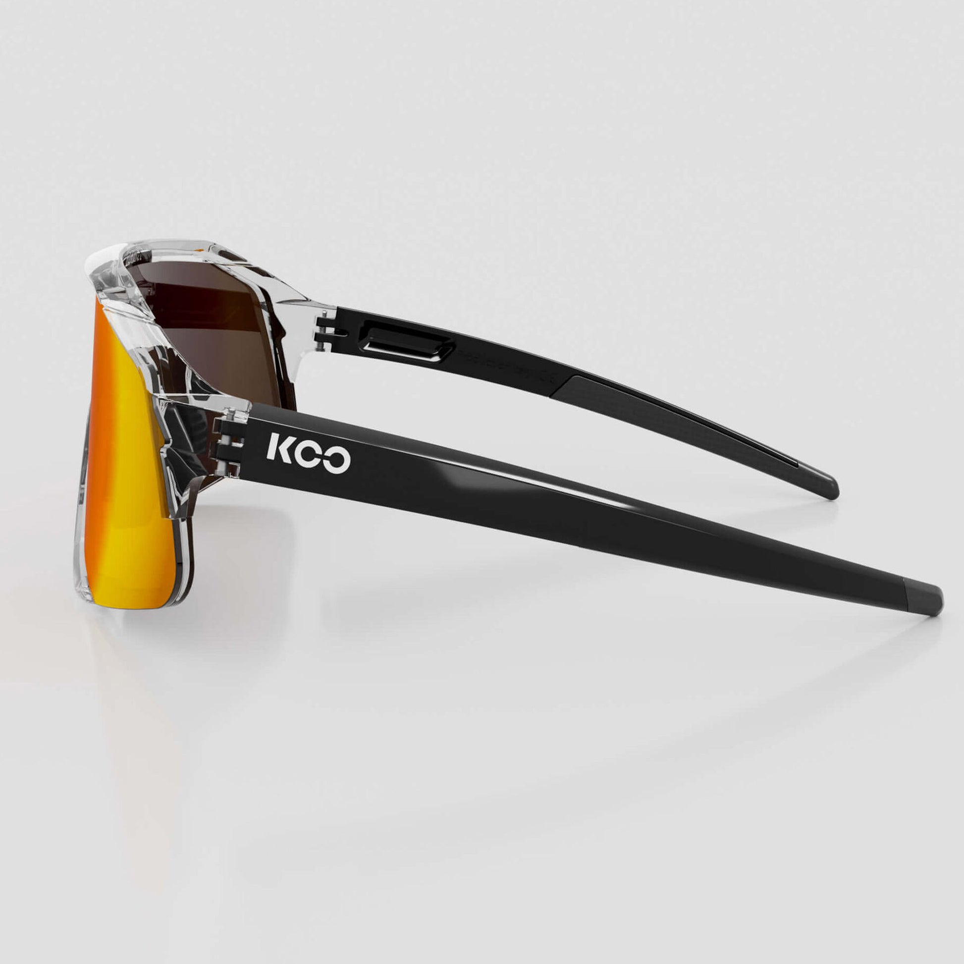 Koo Demos Glass/Red Mirror Lens Unisex Sunglasses OEY00005.697 image 3