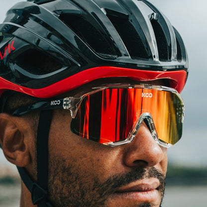 Koo Demos Glass/Red Mirror Lens Unisex Sunglasses OEY00005.697 image 5