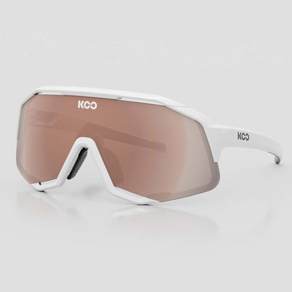 Koo Demos Unisex Cycling Sunglasses - White Frame, Laser Brown Lens OEY00005.900 image 1
