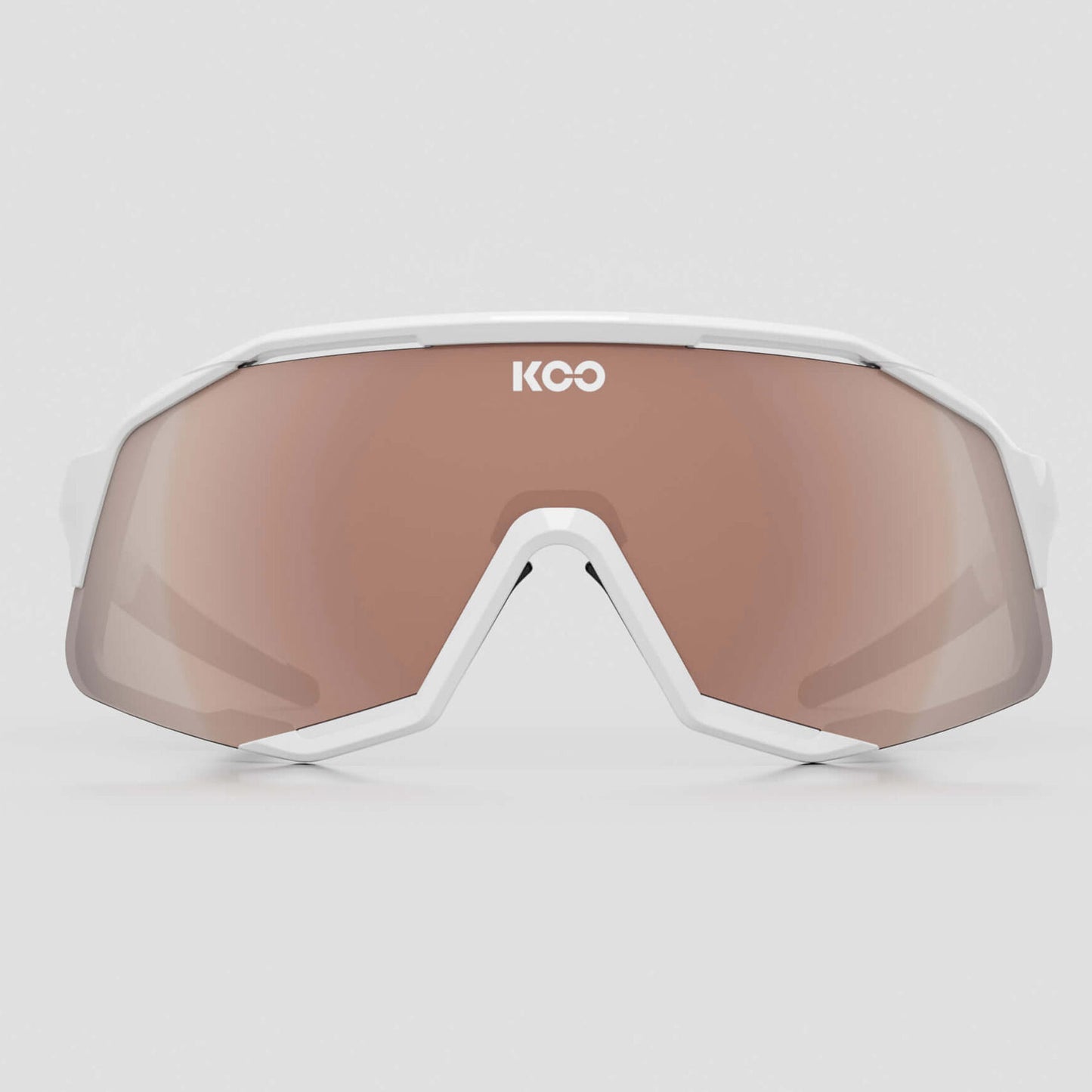 Koo Demos Unisex Cycling Sunglasses - White Frame, Laser Brown Lens OEY00005.900 image 2