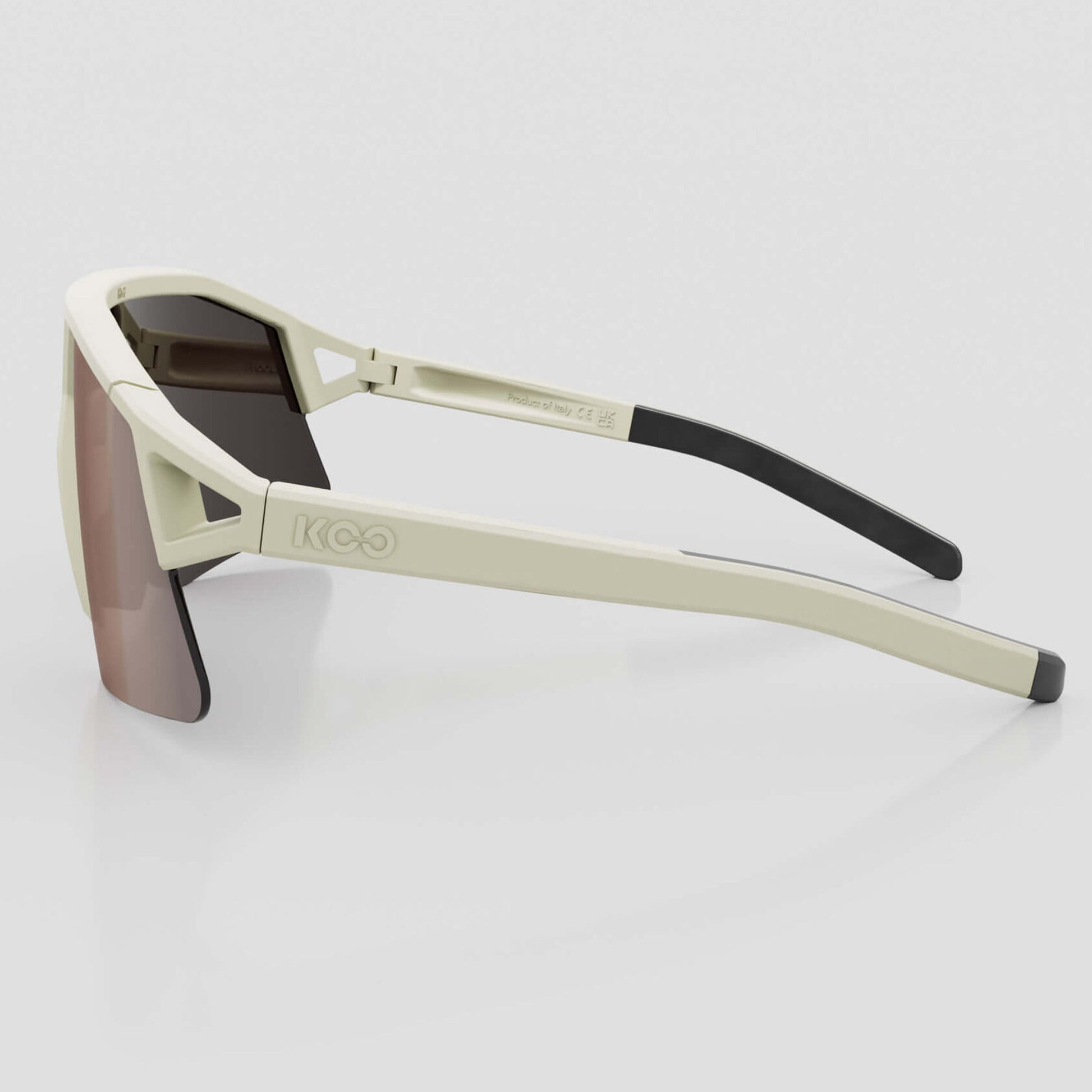 Koo Hype Almond White Matt/Brown Lens, Unisex Cycling Glasses OEY00013.828 image 3