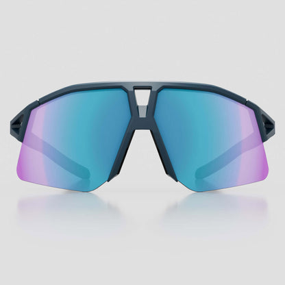 Koo Hype Dark Blue Matt/Turquoise Mirror Lens, Unisex Cycling Sunglasses OEY00013.830 image 2