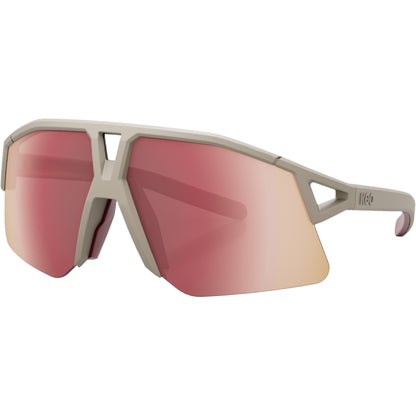 Koo Hype Strade Bianche Unisex Cycling Sunglasses - Dune Matt / Siena Red Mirror image 1
