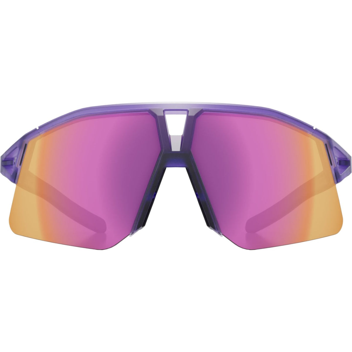 Koo Hype Unisex Cycling Sunglasses - Violet Glass Matt Frame / Light Pink Mirror Lens image 2