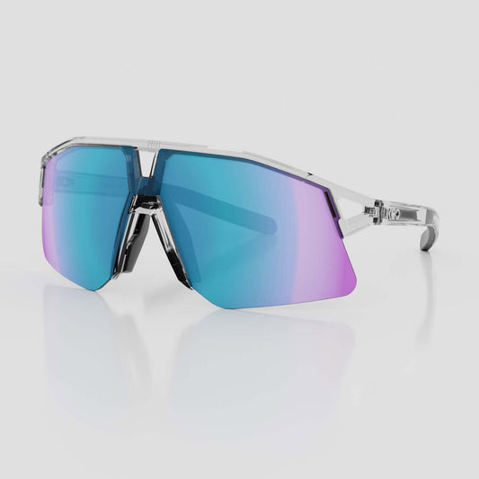 Koo Hype Crystal/Turquoise Mirror Lens, Unisex Cycling Sunglasses OEY00013.835 image 1