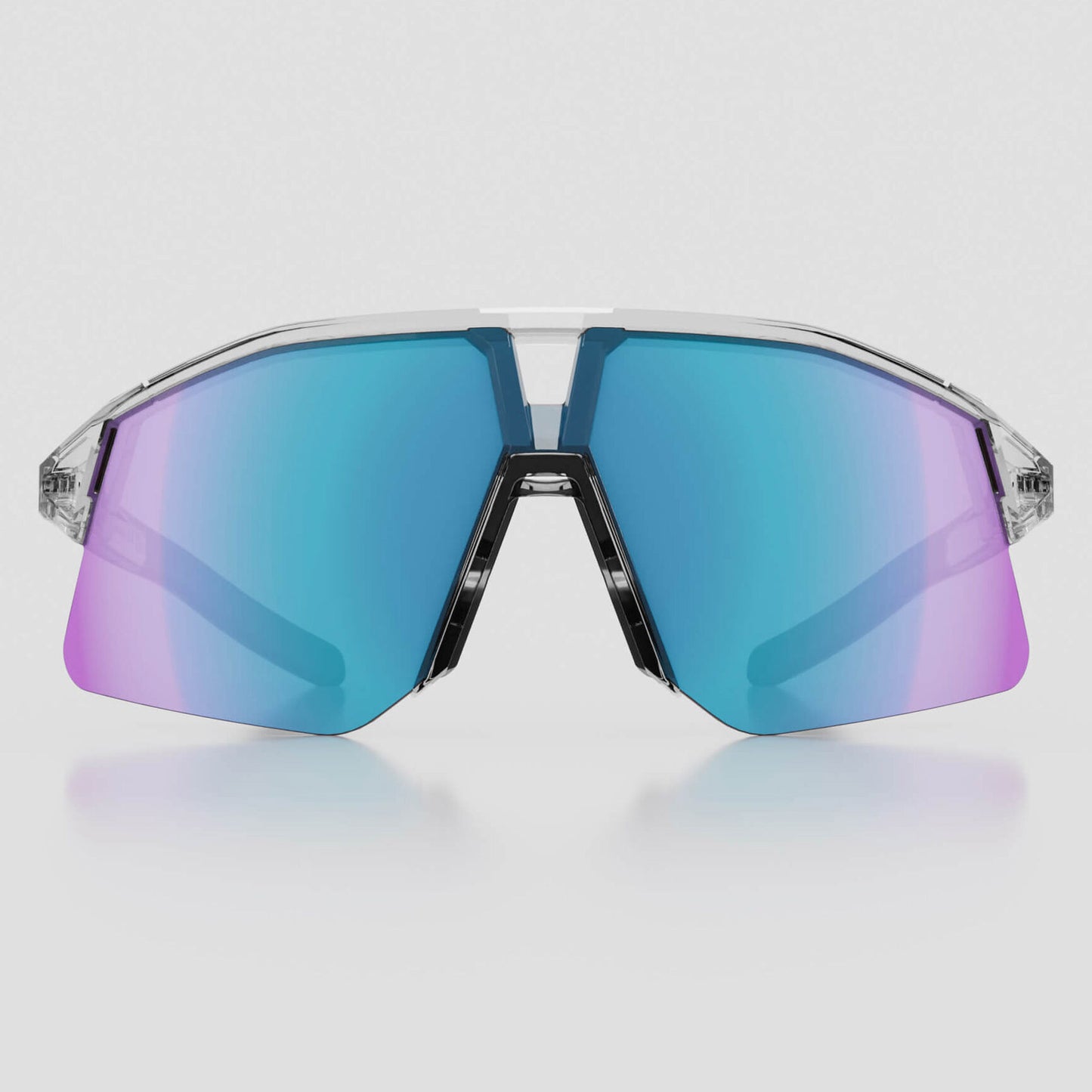 Koo Hype Crystal/Turquoise Mirror Lens, Unisex Cycling Sunglasses OEY00013.835 image 2