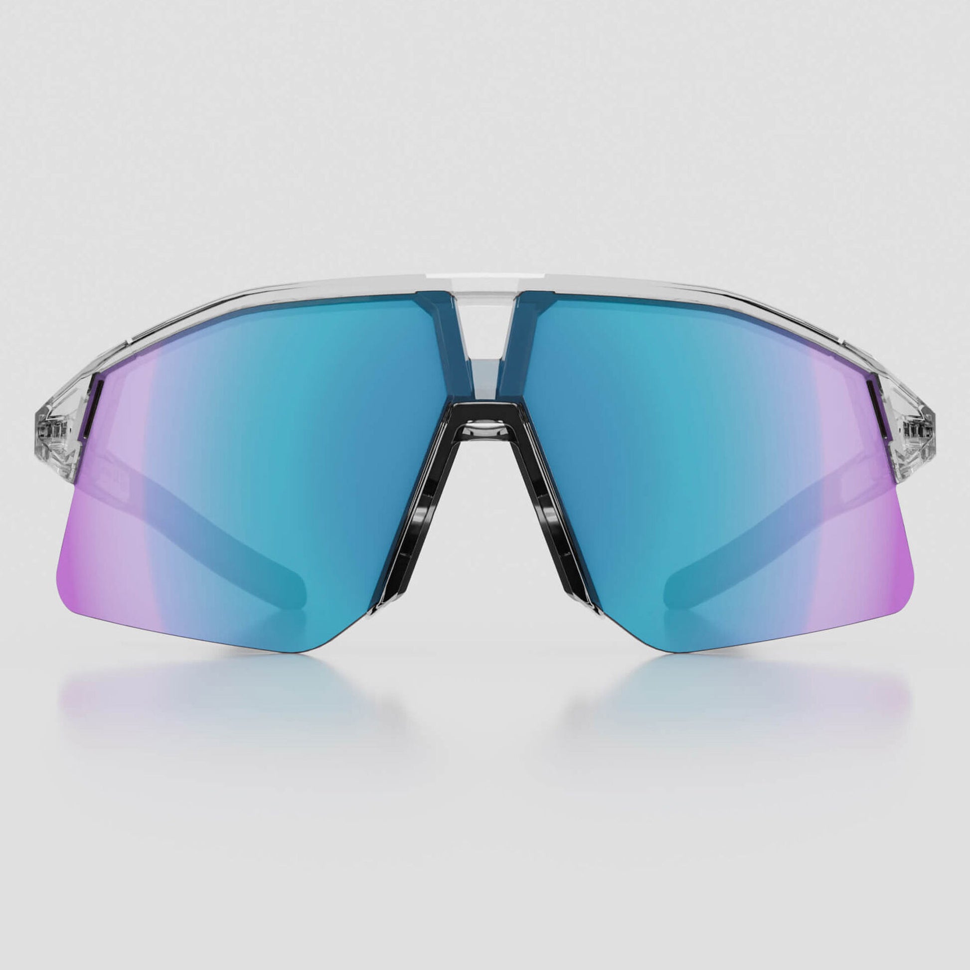 Koo Hype Crystal/Turquoise Mirror Lens, Unisex Cycling Sunglasses OEY00013.835 image 2