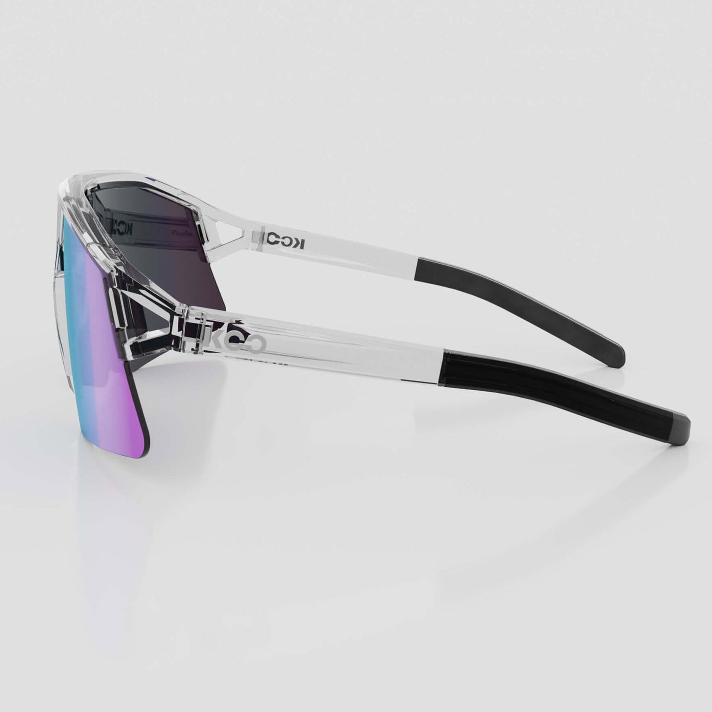 Koo Hype Crystal/Turquoise Mirror Lens, Unisex Cycling Sunglasses OEY00013.835 image 3