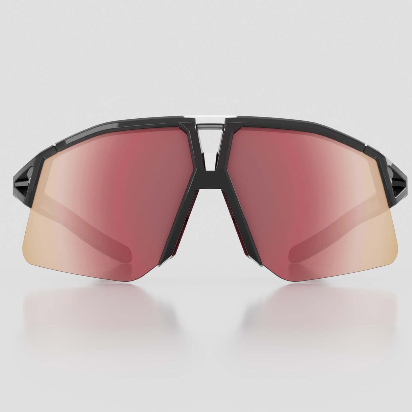 Koo Hype Strada Bianchi Black Glass/Siena Red Mirror Lens, Unisex Cycling Sunglasses OEY00013.839 image 2