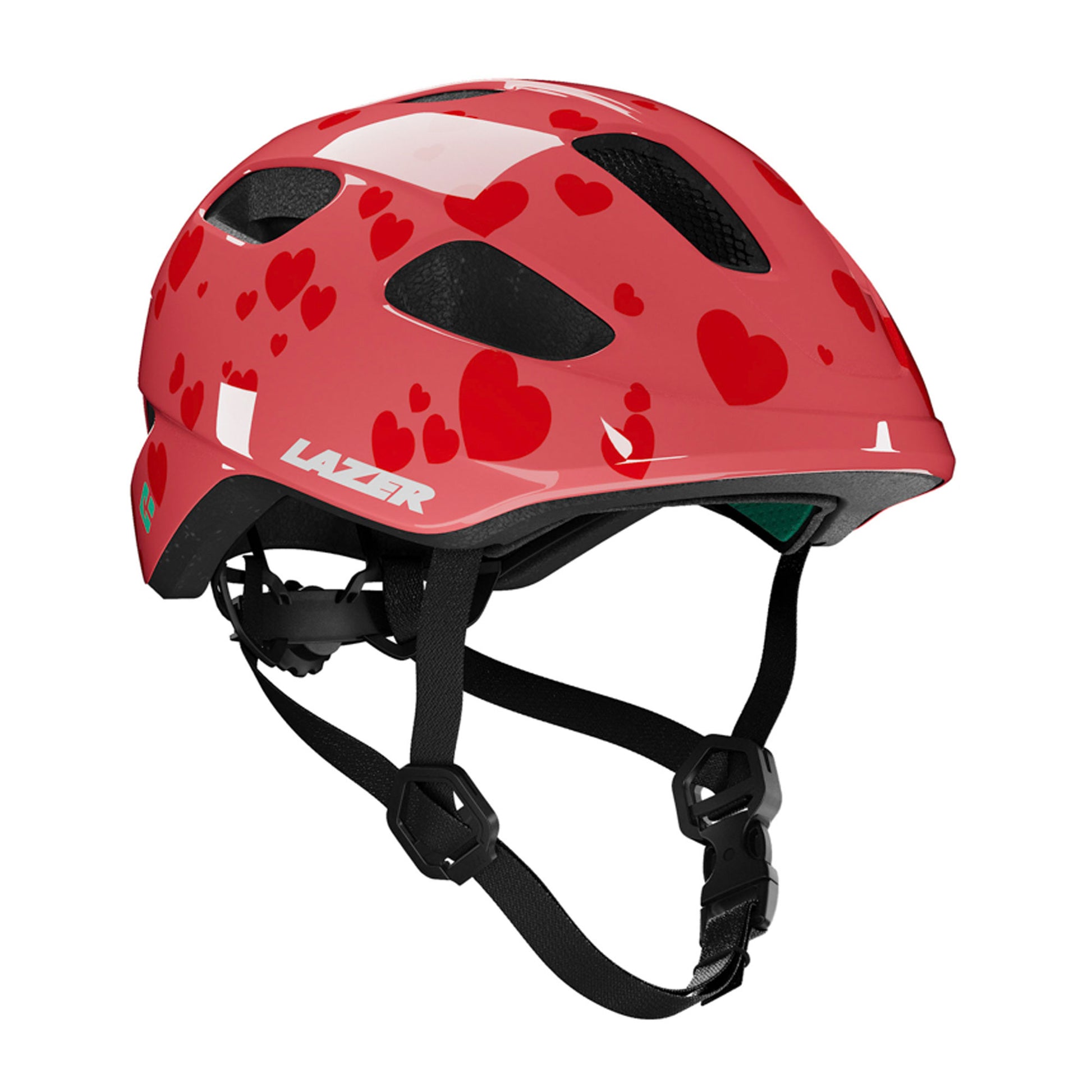 Lazer Nutz 2.0 Kineticore Kids Helmet, Little Hearts (50-56 cm) BLA2547893363 image 1