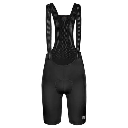 Funkier Lecce Men's Elite Bib Shorts, Black Front
