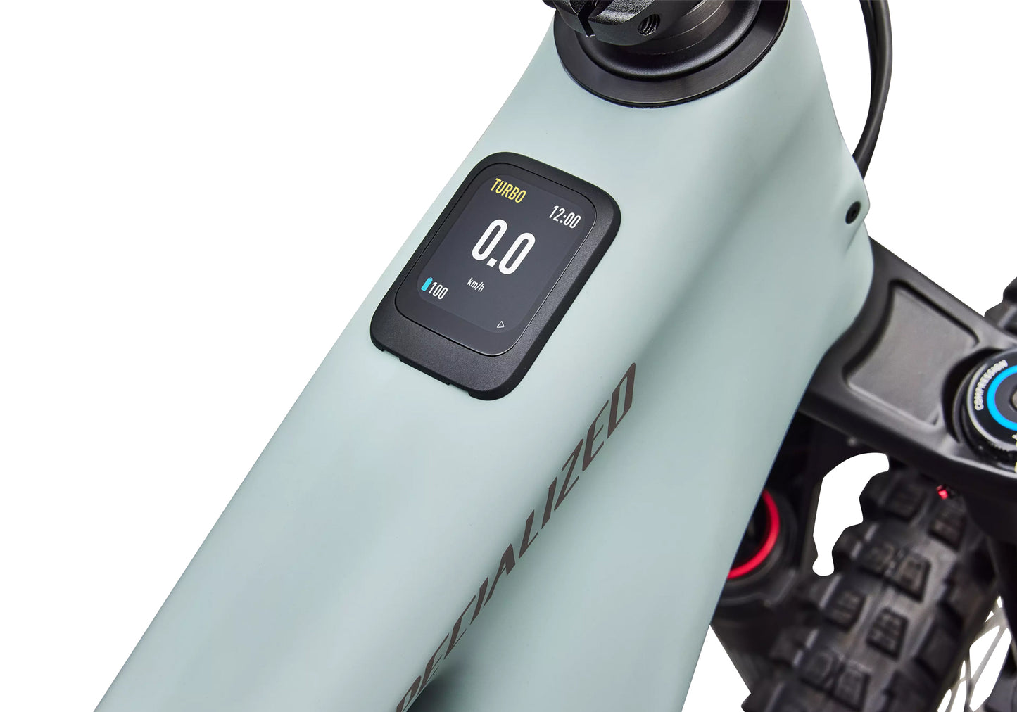 2027 Specialized Turbo Levo 4 Evo Comp Unisex Electric Mountain Bike, Satin Agave Grey image 8