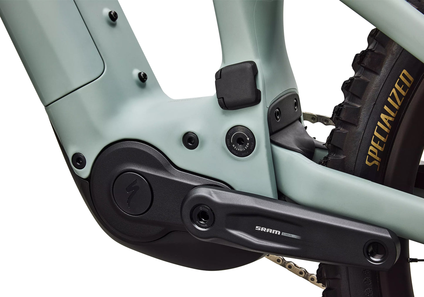 2027 Specialized Turbo Levo 4 Evo Comp Unisex Electric Mountain Bike, Satin Agave Grey image 7
